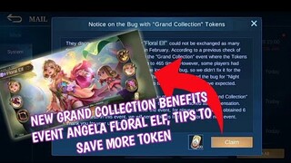 How to save more Token New Grand Collector Skin Event Angela Floral Elf in Mobile Legends