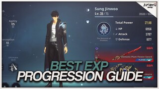 BEST EXP PROGRESSION GUIDE FOR F2P! | Solo Leveling: Arise