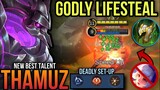 Too Much Lifesteal!! (AUTO FULL HP) ~ Thamuz New Best Talent and Build in 2022 ~ MLBB