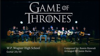 Game of Thrones Main Theme - Guitar ensemble