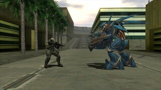 Halo Reach Army Troopers VS. Halo 2 Hunters
