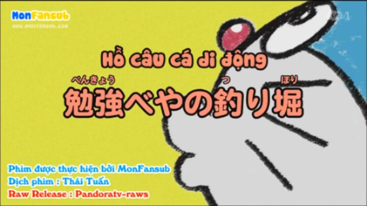 Doraemon vietsub - Hồ câu cá di động & Cỗ máy thời gian bị mất tích!