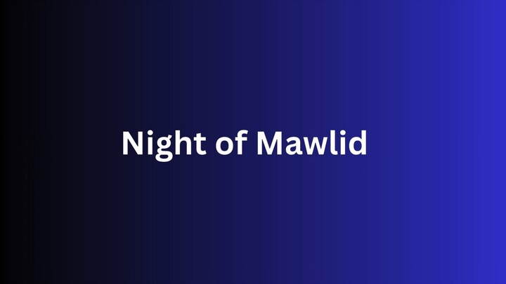 Night of Mawlid
