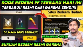 KODE REDEEM FREE FIRE TERBARU 24 MARET 2023 HARI INI