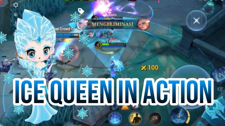 ICE QUEEN IN ACTION