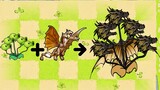 Plants vs Zombies 어몽어스 오징어 게임 Squidgame Ghidorah Monster and Split Pea COMPILATION