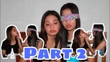 BLIND FOLD MAKEUP CHALLENGE PART2 WITH MY SISTER | Jamaica Galang