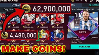 HOW TO MAKE MILLIONS OF COINS EASILY IN FIFA MOBILE 22! DO THIS!