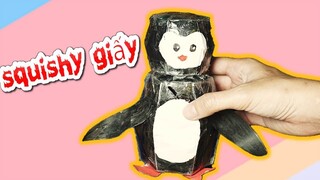 Squishy giấy 3d - squishy giấy mới nhất - squishy giấy chim cánh cụt