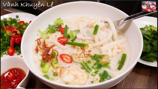 Cách nấu BÁNH CANH TÔM BỘT XẮT Miền Tây - Cách làm Sợi Bánh Canh Xắt Tay nhẹ nhàng by Vanh Khuyen