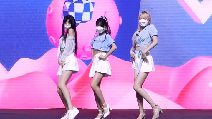 阿呆 ★Dolphin★ 清爽海洋风~3人舞 ChinaJoy21 快手AC舞台 7月30