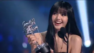 Lisa's acceptance speech for winning the VMA's Best K-Pop