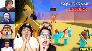 REAKSI MIAWAUG & FROST DIAMOND BERMAIN SQUID GAME YG LAGI VIRAL PART 2 | Roblox Indonesia