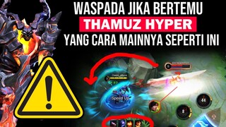 WASPADA Jika Bertemu User THAMUZ HYPER CARRY yang Cara Mainnya Seperti ini - Mobile Legends