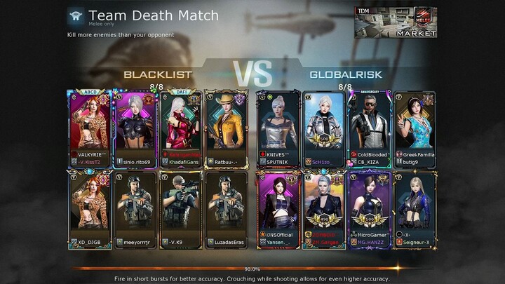 Crossfire - Melee Only - Team Deathmatch - Market