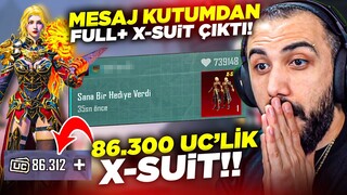 MESAJ KUTUMDAN BEDAVA X-SUİT ÇIKTI!! 😱 86.300 UC FULLEDİK! (BÜYÜK SÜRPRİZ) | PUBG MOBILE