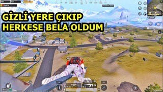 GİZLİ YERE ÇIKIP HERKESE BELA OLDUM ! ERANGEL & LİVİK SOLO SQUAD PUBG MOBİLE