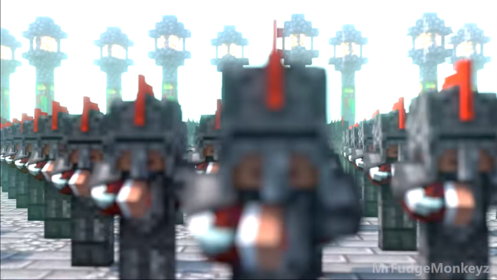 [GMV]Adegan klasik di Minecraft|<Down with the fallen>