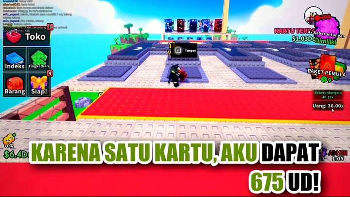 🚀 GARA-GARA SATU KARTU, AKU DAPAT UNKNOWN DAN 675 UD!