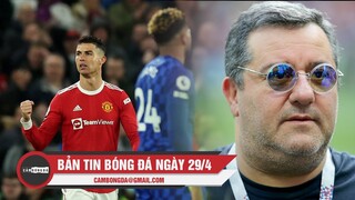 Bản tin Bóng đá ngày 29/4 | Ronaldo lại cứu qủy đỏ; Raiola lên tiếng trước thông tin mình qua đời
