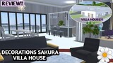 DECORATIONS SAKURA VILLA HOUSE || REVIEW TIME!! || REVIEW SAKURA SCHOOL SIMULATOR || Angelo Official
