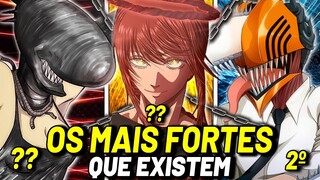 OS 10 DEMÔNIOS MAIS FORTES DE CHAINSAW MAN RANQUEADOS DO MAIS FRACO PARA O MAIS FORTE