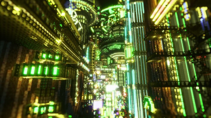 ใช้เวลาหนึ่งปีกว่าจะใช้ MC เพื่อสร้างโปรเจ็กต์มหากาพย์เมืองไซเบอร์พังก์ฮาร์ดคอร์ [ไม่ทราบชื่อ] -AZTT