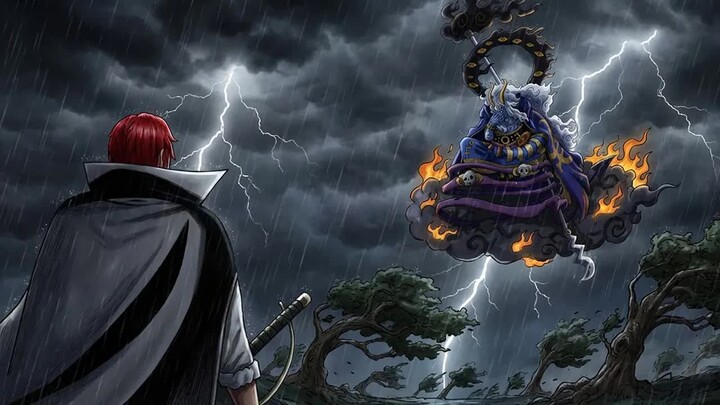 Jika Shanks tiba di Elbaph untuk menyelamatkan Luffy dan Loki melawan Imu Sama - Animasi One Piece