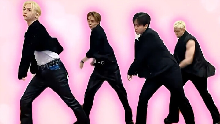 Tantangan Tari Tell Me oleh Bang Chan, Hyunjin, Felix, dan Lee Know