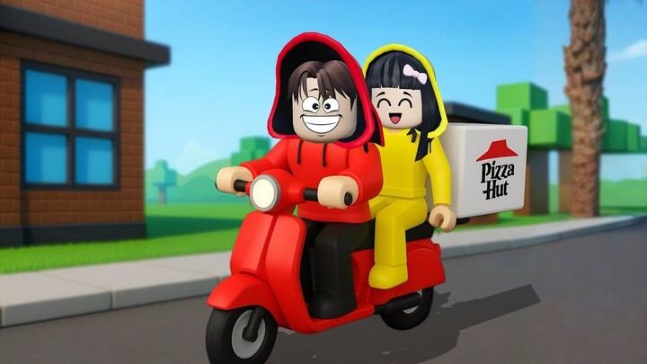 Yuta Dan Mio Mengantarkan Pizza Ke Pelanggan  ROBLOX