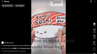 DIY Kawaii Sushi Blind Bag | ft. Pogeun Paper