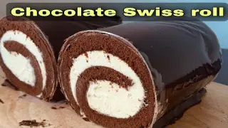 How to make chocolate cake roll| Swiss roll recipe