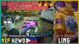 Enemy Can't Handle H2wo Ling🔥🔥🔥, Too Much Damage | Top Global Ling