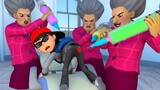 Mss T is a Kind Doctor- Help Poor ICE SCREAM dad | SCARY TEACHER 3D ANIMATION | Funny Animation