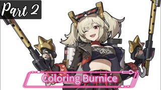 Coloring Burnice From Zenless Zone Zero (Part 2)