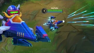 Wild Rift: Arcade Corki Skin Gameplay