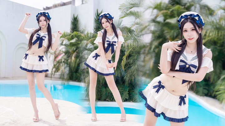 【Ermin】Swimsuit, Otaku Dance, A Nostalgic Throwback! ❤︎ Sounds Good in Midsummer! ❤︎【Vertical Screen