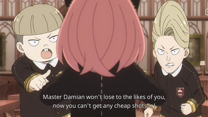 Anya say sorry to Damian and Damian like Anya ....kawaiiiii 😘😍😍