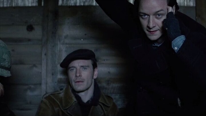 The soldier was about to check the inside of the car, and Professor X used his superpowers to make t