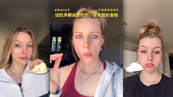 Tasting some of the strange foods pregnant women crave