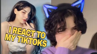 I react to my Tiktoks