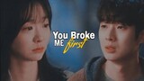 Choi Ung ✘  Yeon-Su || 𝗬𝗼𝘂 𝗕𝗿𝗼𝗸𝗲 𝗠𝗲 𝗙𝗶𝗿𝘀𝘁 || Our Beloved Summer FMV [+1x06]