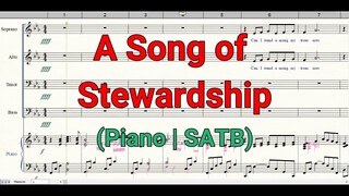 A Song Of Stewardship | Piano | SATB | Accompaniment