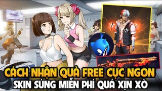 (Free Fire) Cách Nhận Quà Free Cực Ngon Gói Nham Thạch Và Skin Súng Miễn Phí Quá Xịn Xò, Sự Kiện Mới