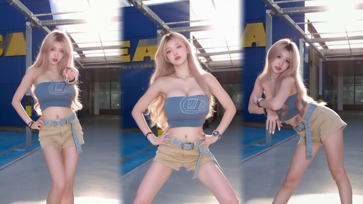 Tube Top Denim ❤️ Up & Down Vertical Video