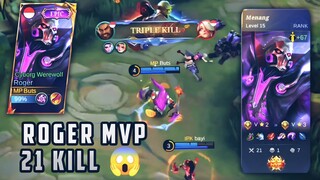 GEMPALY ROGER MLBB....ROGER KUTUB UTARA MENGGILA 🫣