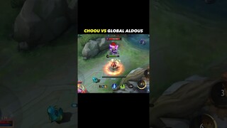 🤝 choou vs top global girl aldous: who win? #chou #mlbb #shorts