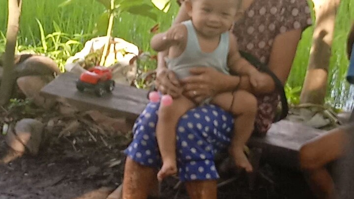 try din nya mag latolato di nag pahuli ng trend sa fb TikTok Ang baby rhian Jim Namin😍😍