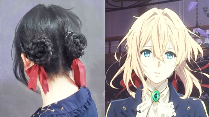 Ini sangat dipulihkan!!!Gaya rambut Violet Evergarden animasi animasi Violet Evergarden