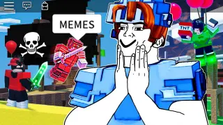 ROBLOX Bedwars Funny Moments (MEMES)